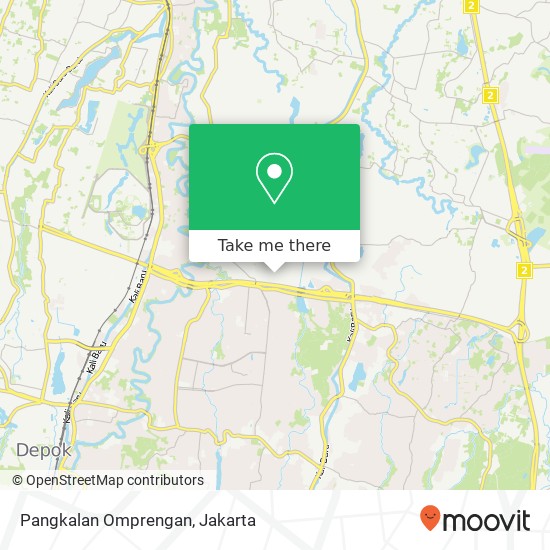 Pangkalan Omprengan map