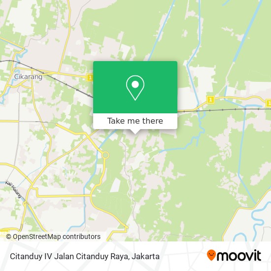 Citanduy IV Jalan Citanduy Raya map