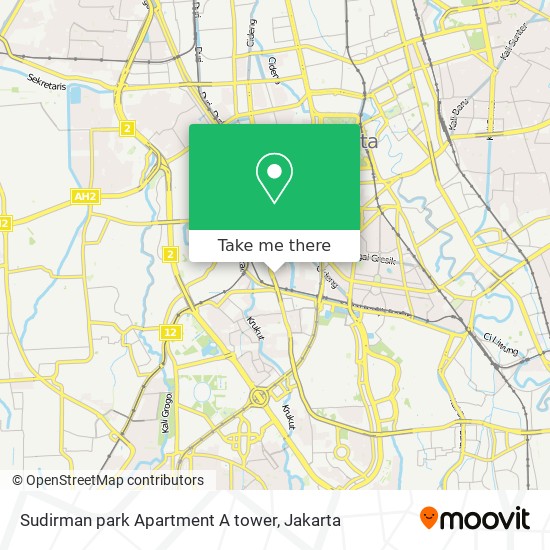 Sudirman park Apartment A tower map