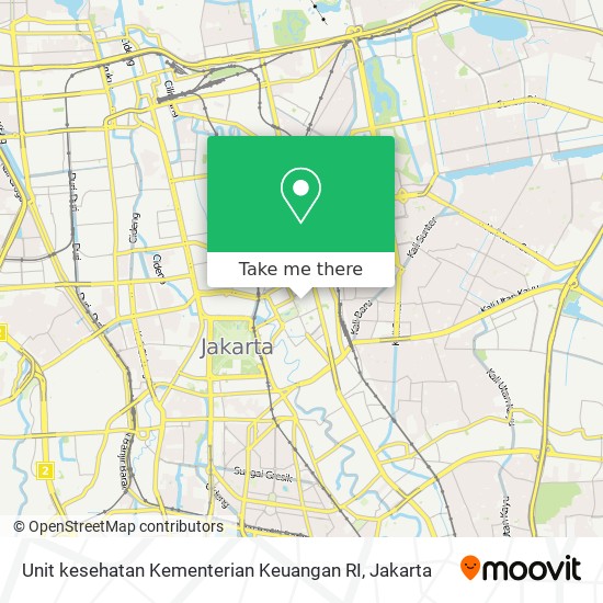 Unit kesehatan Kementerian Keuangan RI map