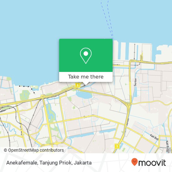 Anekafemale, Tanjung Priok map