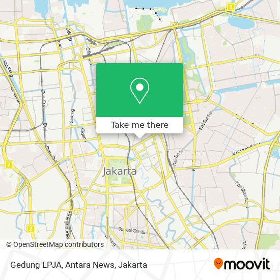 Gedung LPJA, Antara News map