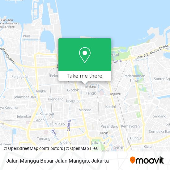 Jalan Mangga Besar Jalan Manggis map