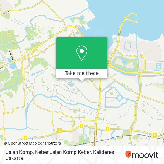 Jalan Komp. Keber Jalan Komp Keber, Kalideres map