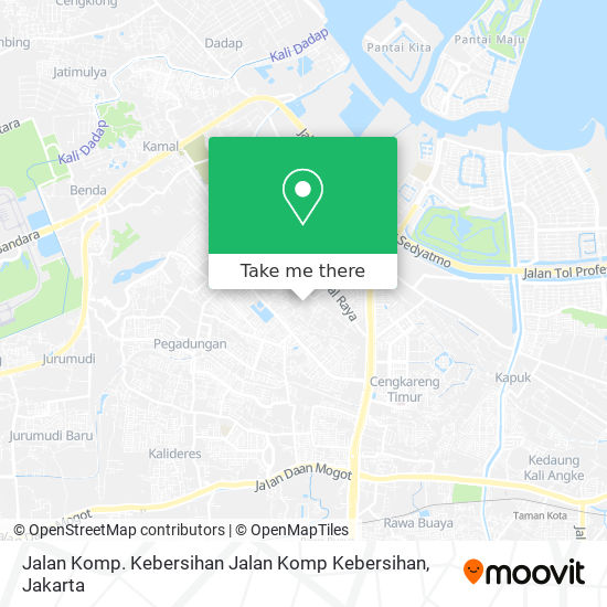 Jalan Komp. Kebersihan Jalan Komp Kebersihan map