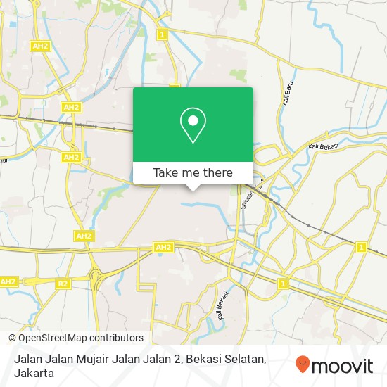 Jalan Jalan Mujair Jalan Jalan 2, Bekasi Selatan map