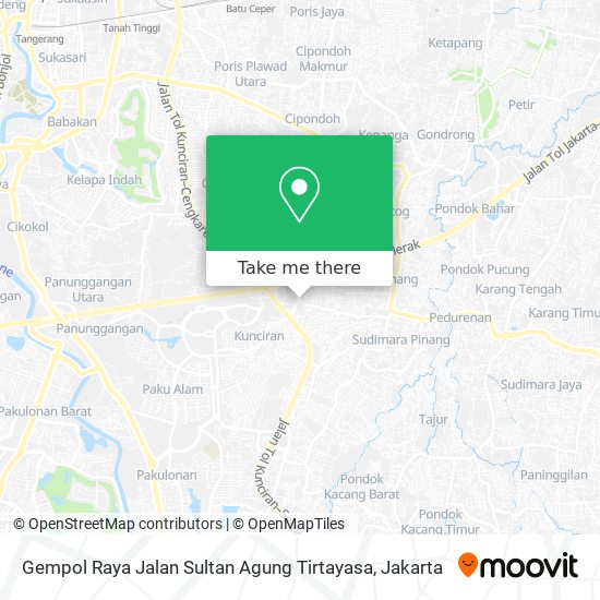 Gempol Raya Jalan Sultan Agung Tirtayasa map