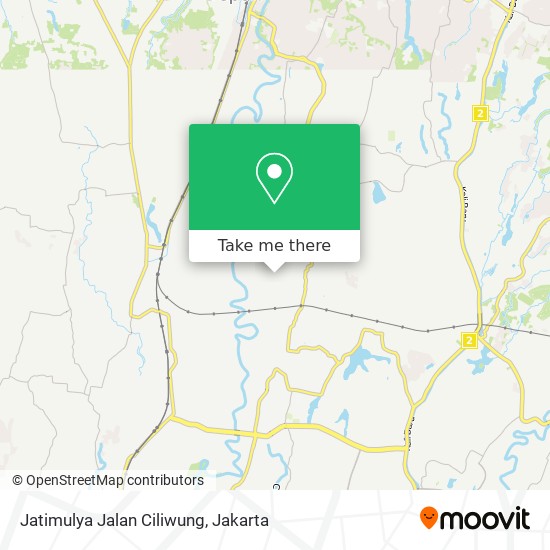 Jatimulya Jalan Ciliwung map