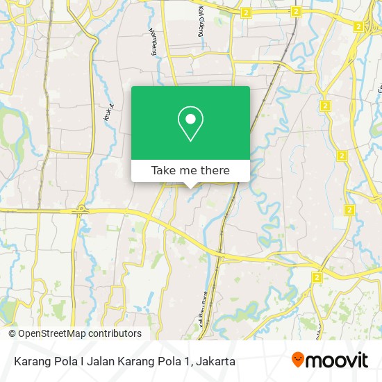 Karang Pola I Jalan Karang Pola 1 map