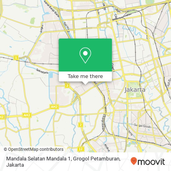 Mandala Selatan Mandala 1, Grogol Petamburan map