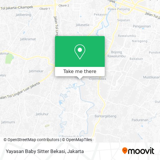 Yayasan Baby Sitter Bekasi map