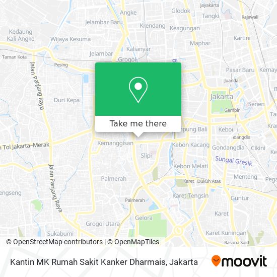 Kantin MK Rumah Sakit Kanker Dharmais map