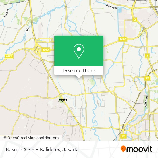 Bakmie A.S.E.P Kalideres map