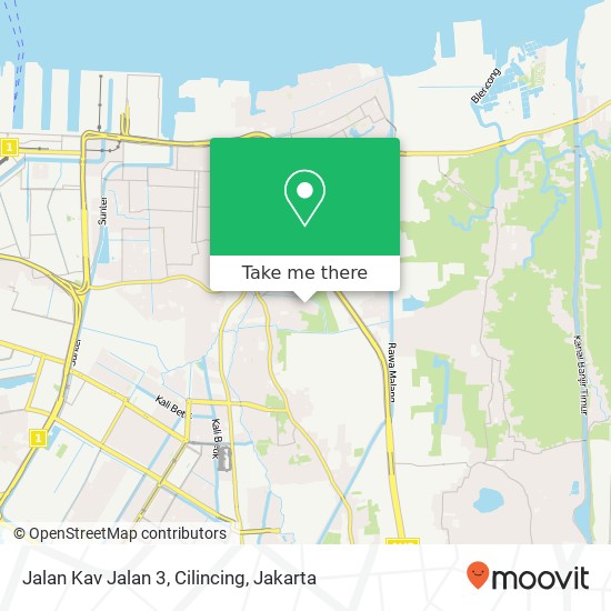 Jalan Kav Jalan 3, Cilincing map