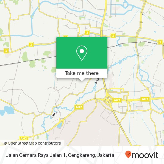 Jalan Cemara Raya Jalan 1, Cengkareng map