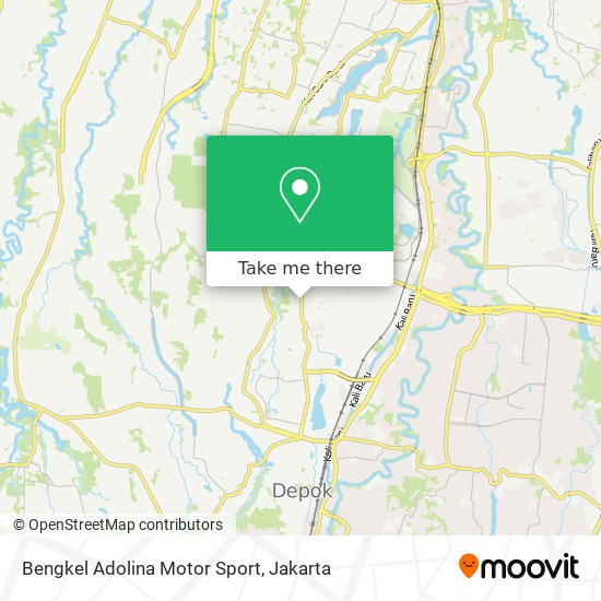 Bengkel Adolina Motor Sport map