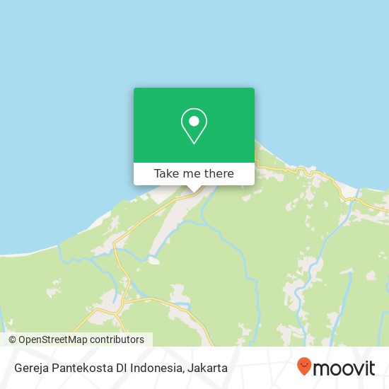 Gereja Pantekosta DI Indonesia, Jalan Raya Tanjung Kait map