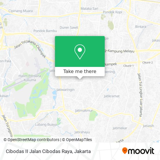 Cibodas II Jalan Cibodas Raya map