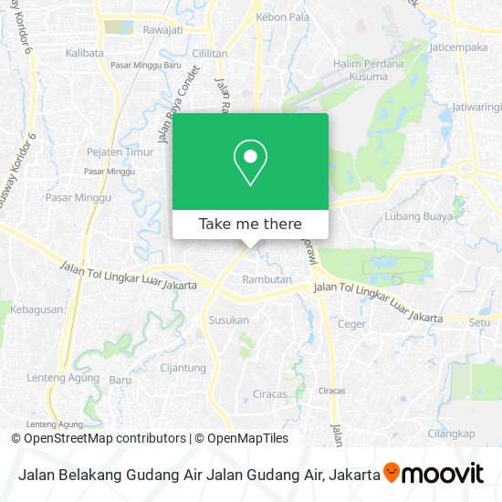 Jalan Belakang Gudang Air Jalan Gudang Air map