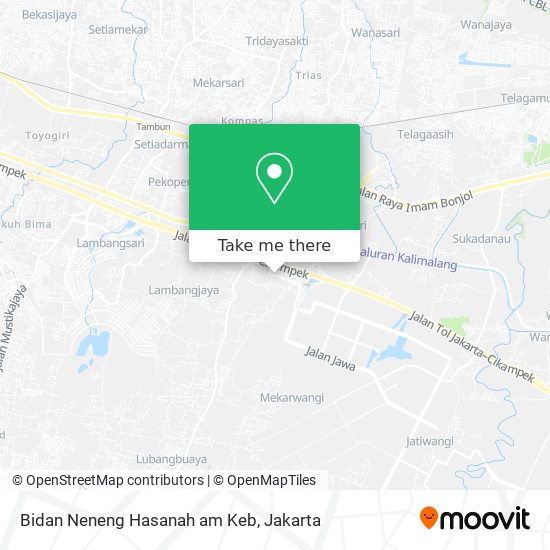 Bidan Neneng Hasanah am Keb map
