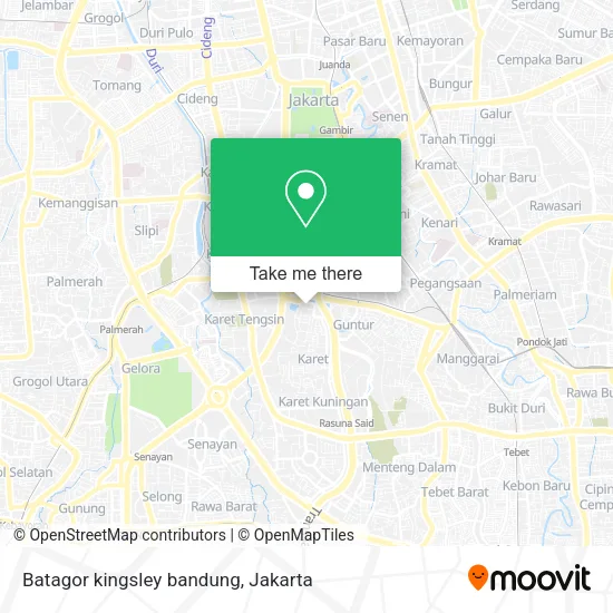 Batagor kingsley bandung map