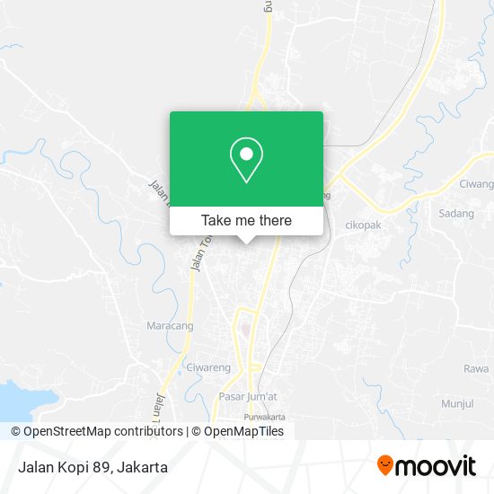 Jalan Kopi 89, Babakancikao map