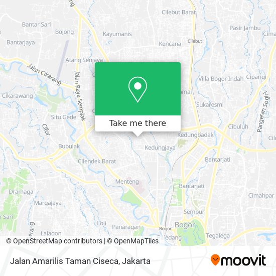 Jalan Amarilis Taman Ciseca map