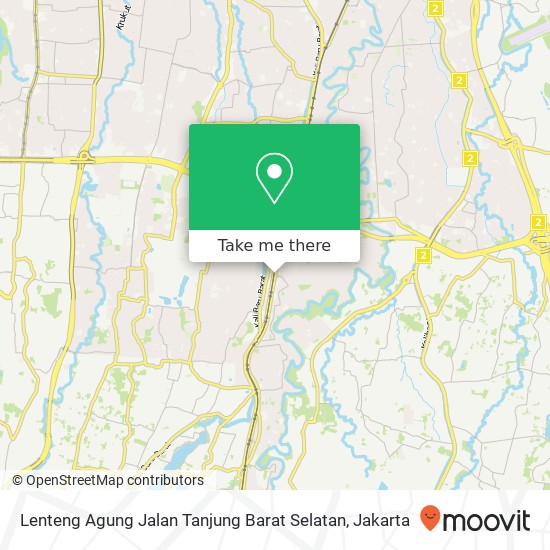 Lenteng Agung Jalan Tanjung Barat Selatan map