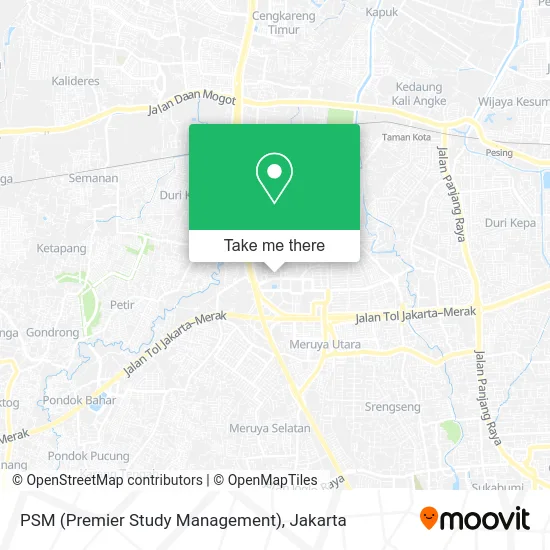 PSM (Premier Study Management) map