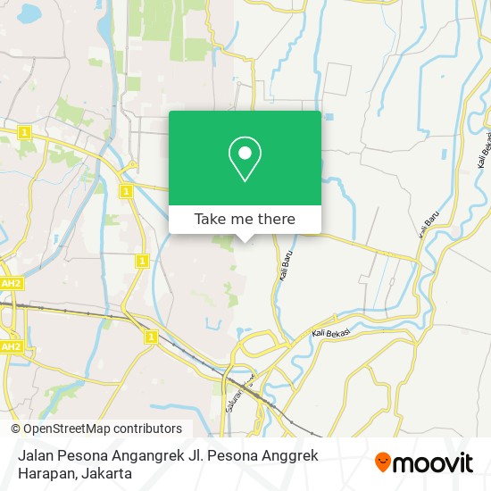 Jalan Pesona Angangrek Jl. Pesona Anggrek Harapan map