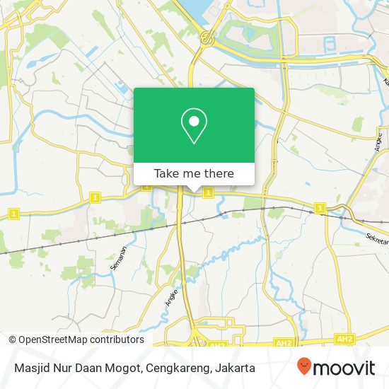 Masjid Nur Daan Mogot, Cengkareng map