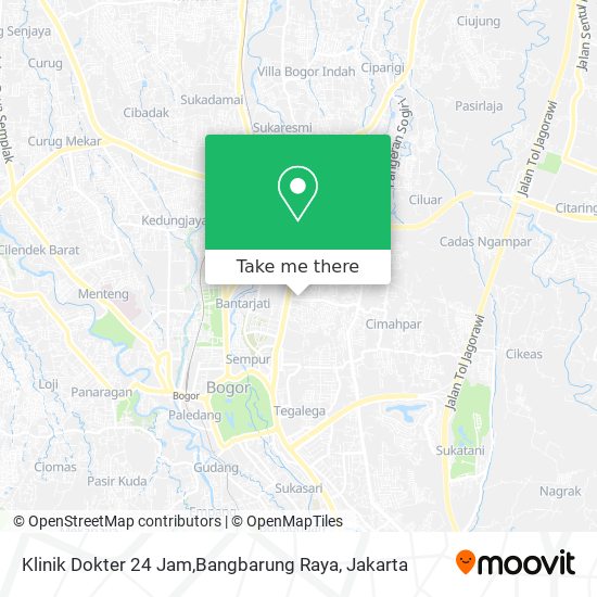 Klinik Dokter 24 Jam,Bangbarung Raya map