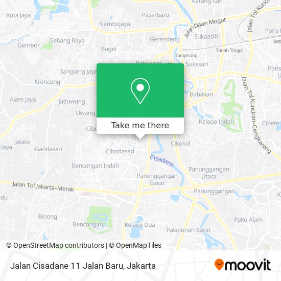 Jalan Cisadane 11 Jalan Baru map