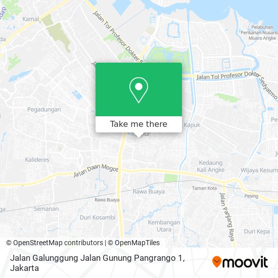 Jalan Galunggung Jalan Gunung Pangrango 1 map
