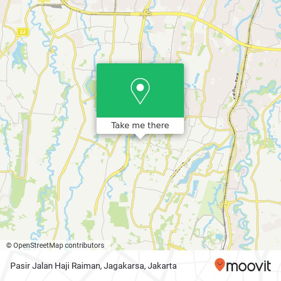 Pasir Jalan Haji Raiman, Jagakarsa map