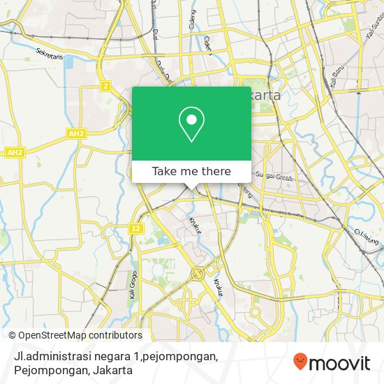 Jl.administrasi negara 1,pejompongan, Pejompongan map