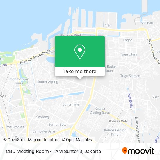 CBU Meeting Room - TAM Sunter 3 map