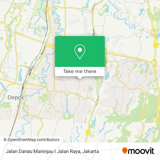 Jalan Danau Maninjau I Jalan Raya map