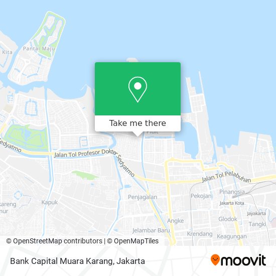 Bank Capital Muara Karang map