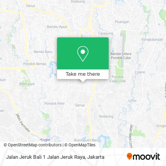 Jalan Jeruk Bali 1 Jalan Jeruk Raya map