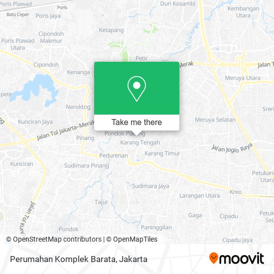 Perumahan Komplek Barata map