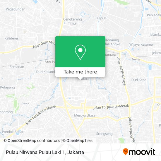 Pulau Nirwana Pulau Laki 1 map