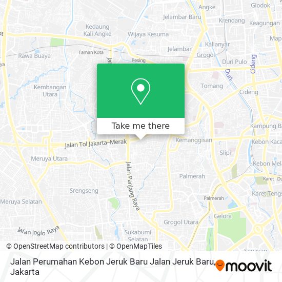 Jalan Perumahan Kebon Jeruk Baru Jalan Jeruk Baru map