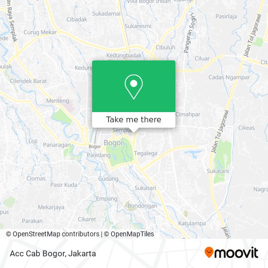 Acc Cab Bogor map