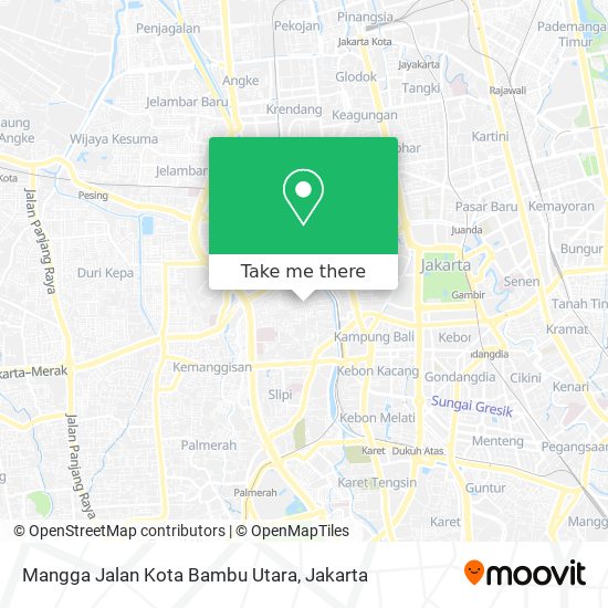 Mangga Jalan Kota Bambu Utara map