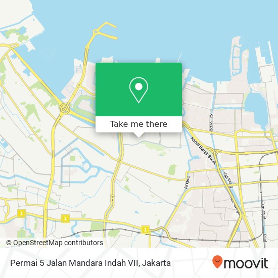 Permai 5 Jalan Mandara Indah VII map