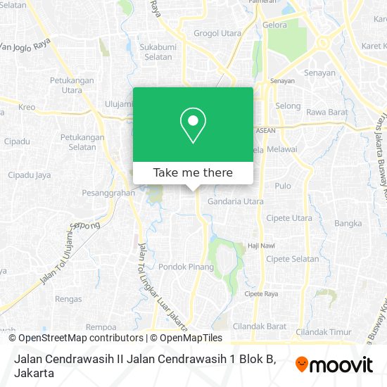 Jalan Cendrawasih II Jalan Cendrawasih 1 Blok B map