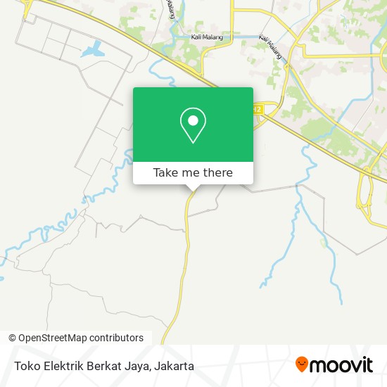 Toko Elektrik Berkat Jaya map