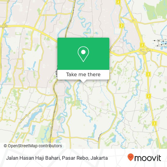 Jalan Hasan Haji Bahari, Pasar Rebo map