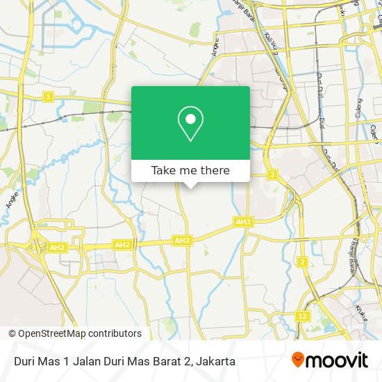 Duri Mas 1 Jalan Duri Mas Barat 2 map